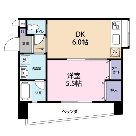 Y'sフェローの物件間取画像